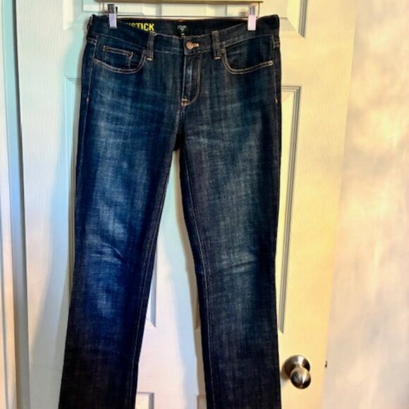 J. Crew Matchstick Mid Rise Straight Jeans - EUC - Picture 1 of 10
